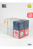 SmileyWorld® Ultra Yumuşak Mendiller – Küp Tasarım 48 Yaprak/12 kutu